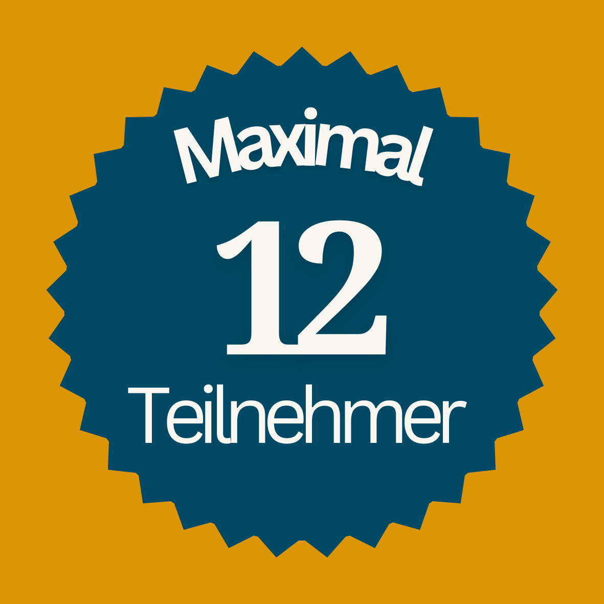 Sticker Max 12 Teilnehmer